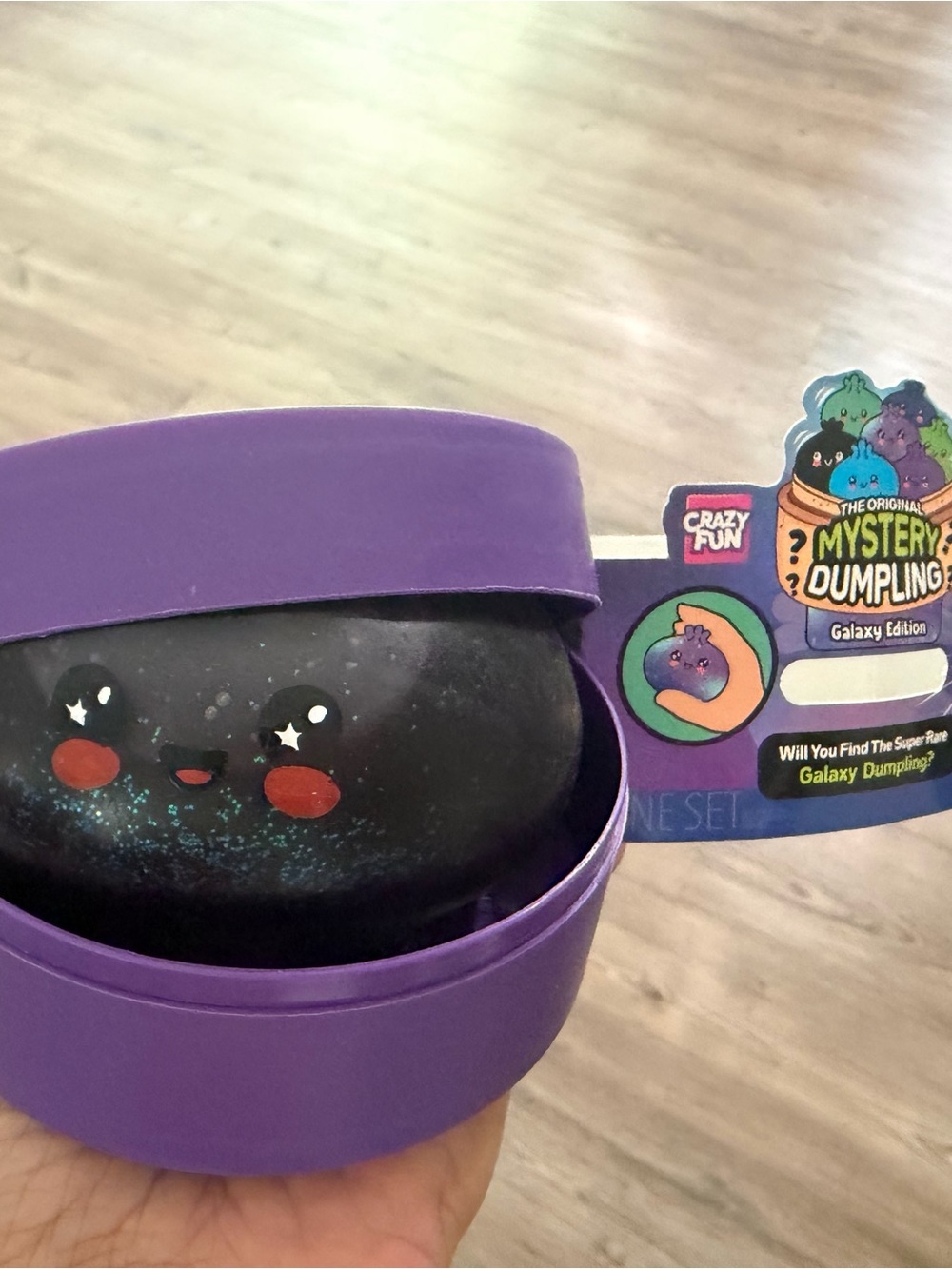 Mystery Dumplings Galaxy Edition Plush Toy - Black & Purple